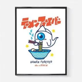 Yeaaah! Studio - Affiche japonaise vintage RAMEN FOREVER